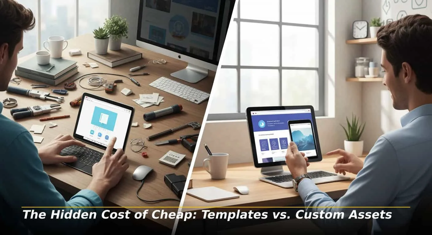 The Hidden Cost of Cheap: Templates vs. Custom Assets