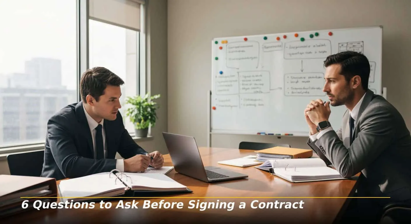 6 Questions to Ask Before Signing a Contract