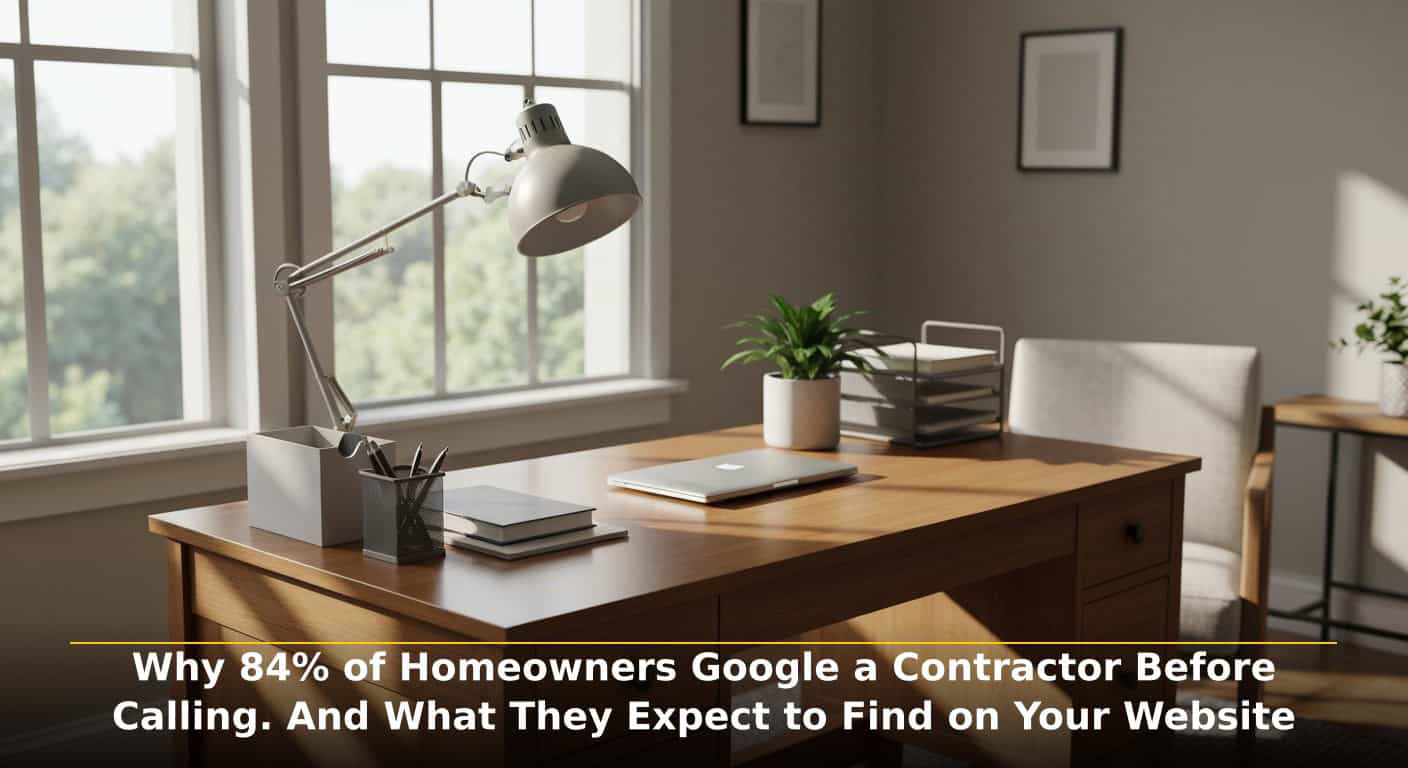 Why 84% of Homeowners Google a Contractor Before Calling. And What They Expect to Find on Your Website